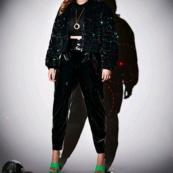 Sequin Black Jacket - Picture 3 of 5